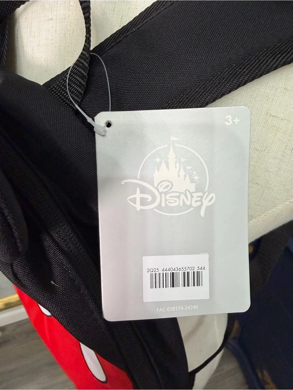 NWT Shanghai Disney Mickey Mouse 3D Ear Backpack
